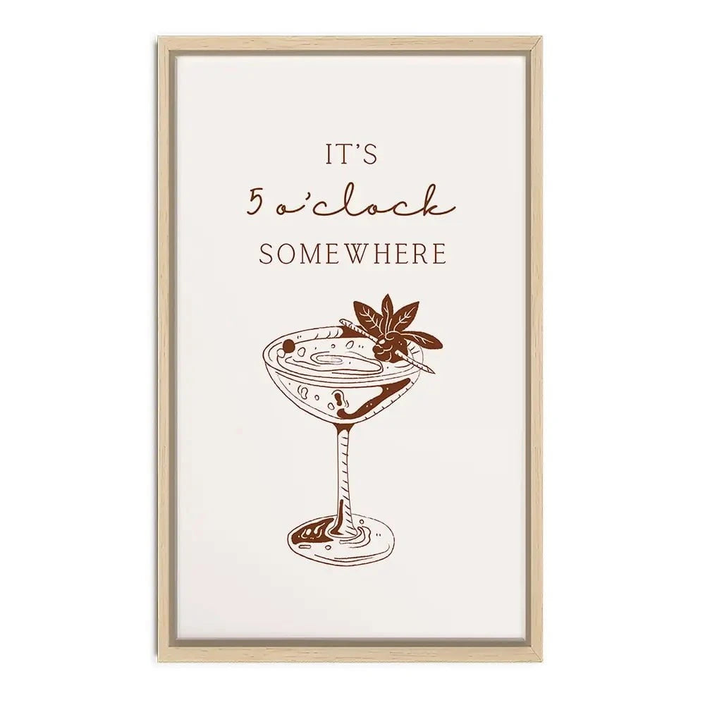 5 O'Clock Somewhere Canvas Print 5 O'Clock Somewhere Canvas Print wall art product Art Print Shop