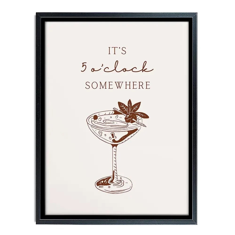 5 O'Clock Somewhere Canvas Print 5 O'Clock Somewhere Canvas Print wall art product Art Print Shop