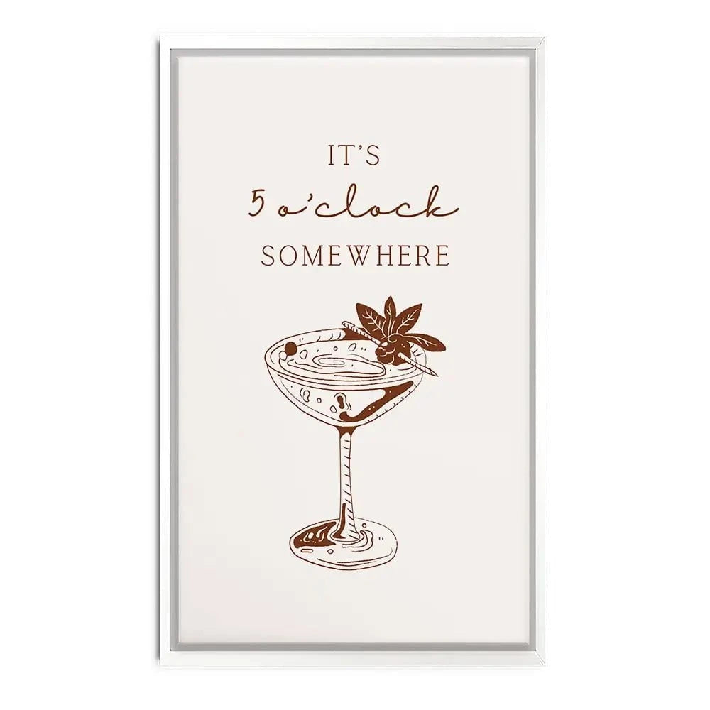 5 O'Clock Somewhere Canvas Print 5 O'Clock Somewhere Canvas Print wall art product Art Print Shop