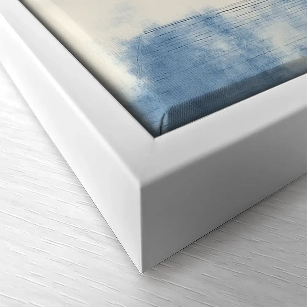 BROUILLON Impression sur toile carrée surdimensionnée