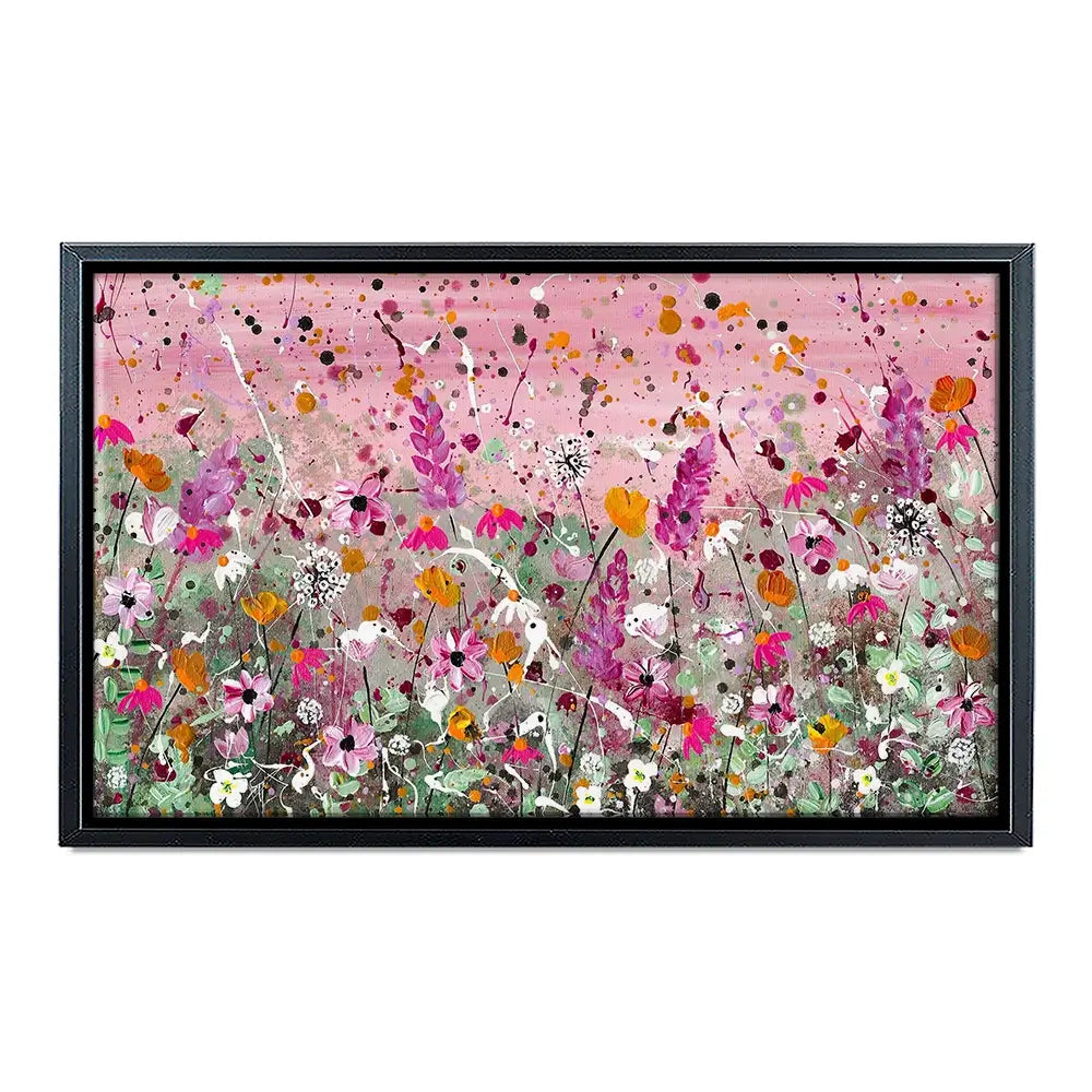 Pretty Pink Florals Canvas Print