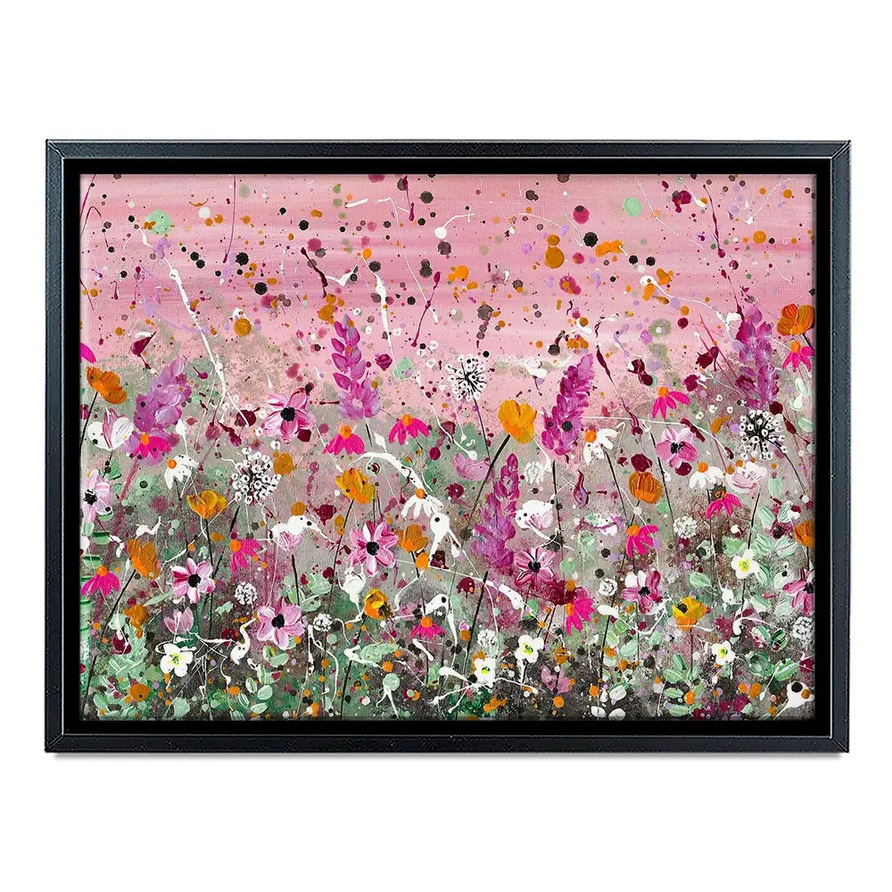 Pretty Pink Florals Canvas Print