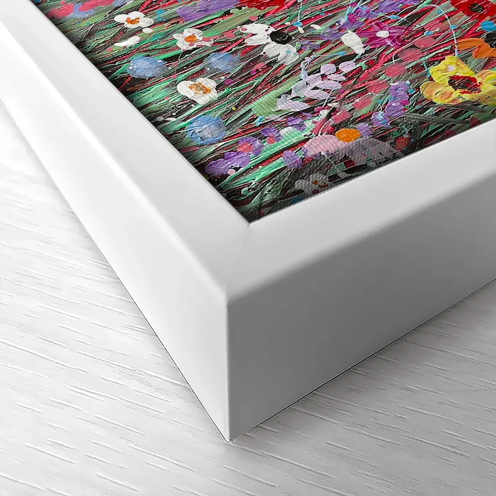 Sunset Splashing Canvas Print