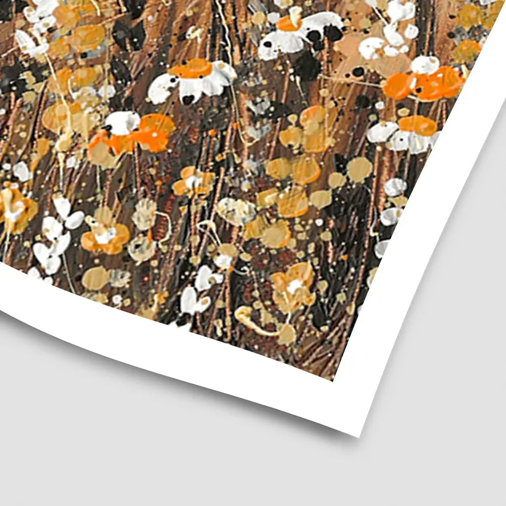 Warm Wildflowers Art Print