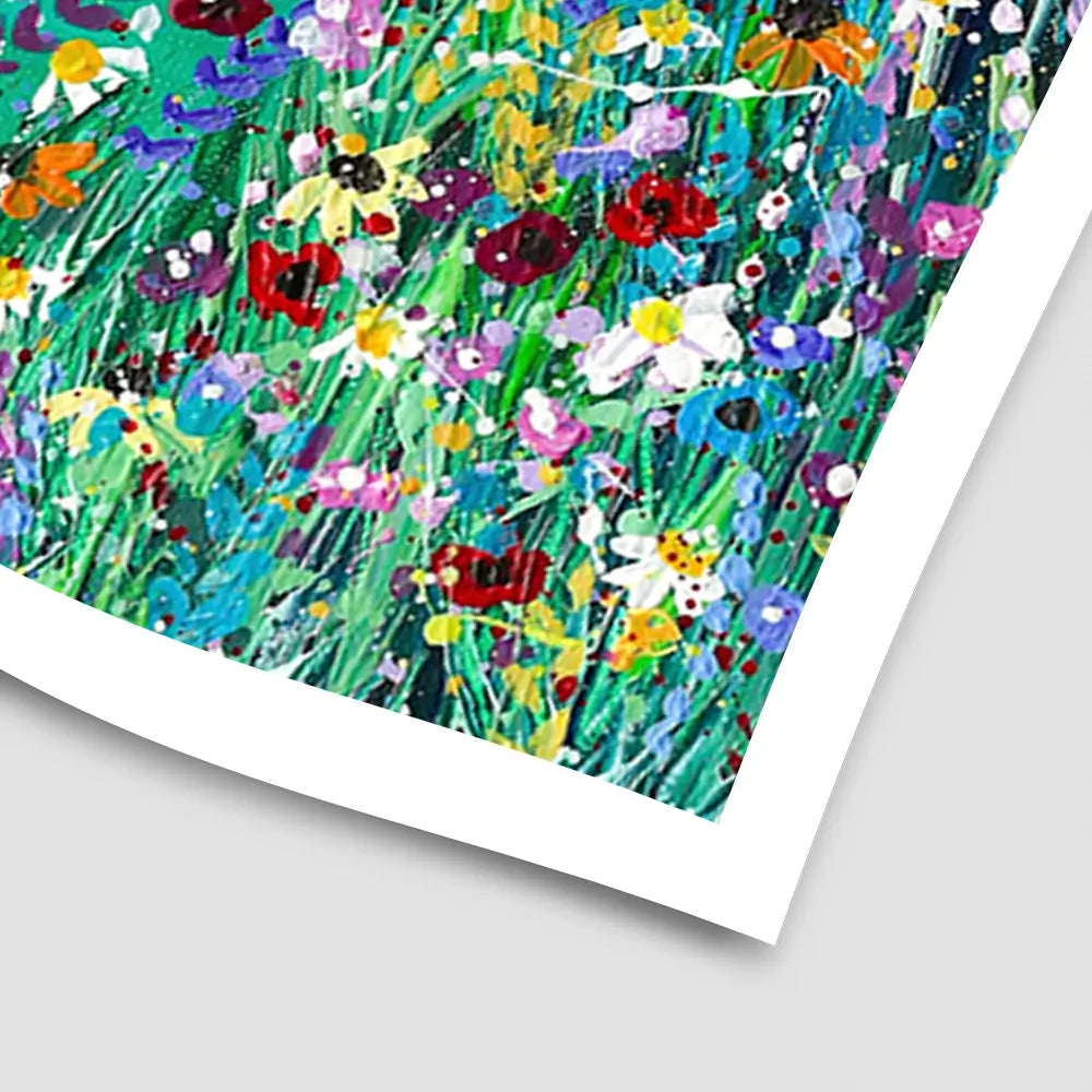 Wildflower Heart Art Print