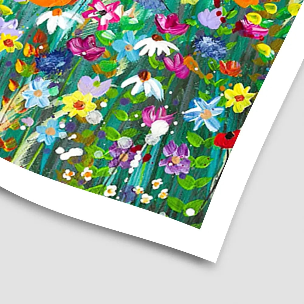 Wildflower Rainbow Art Print