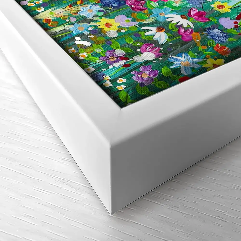Wildflower Rainbow Canvas Print