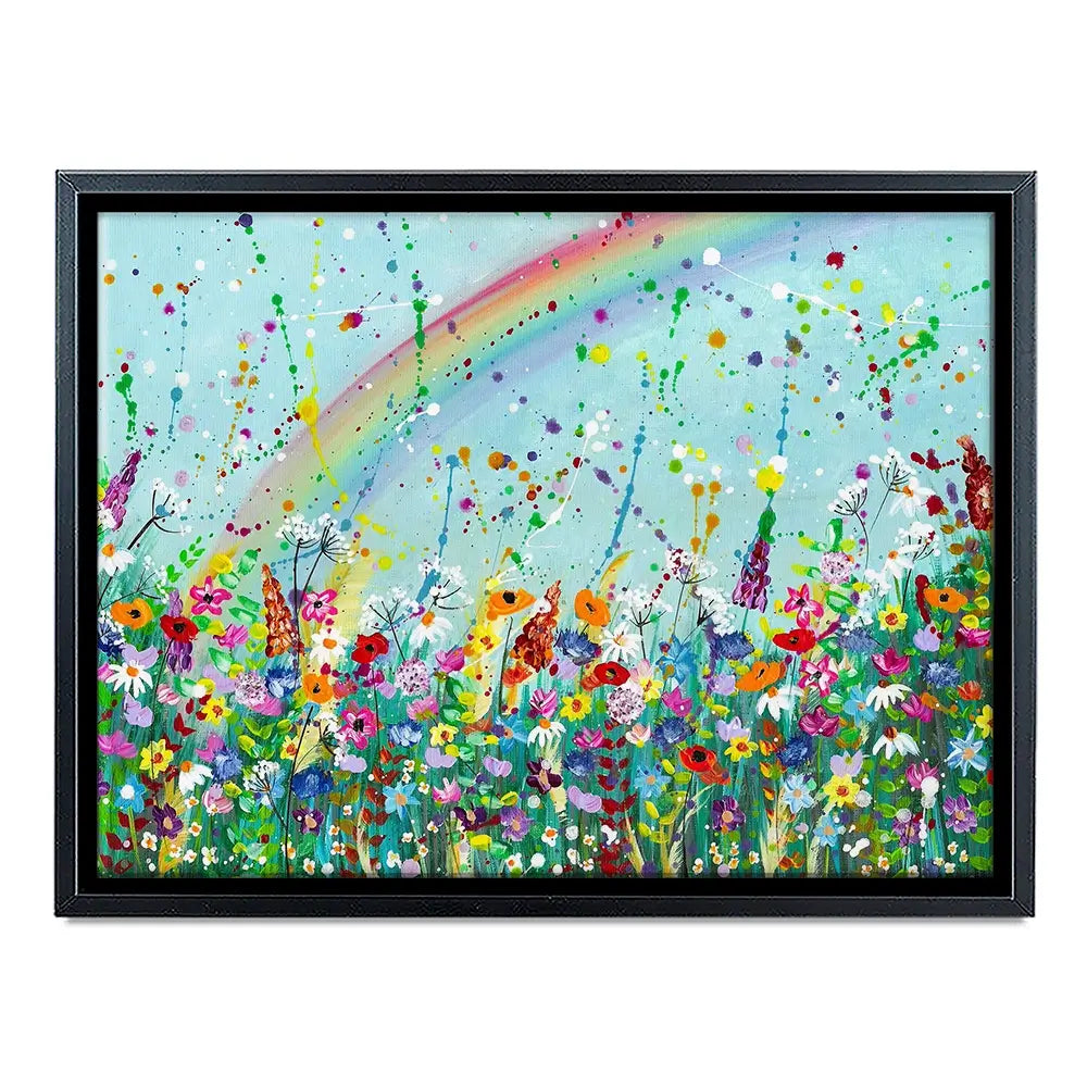 Wildflower Rainbow Canvas Print