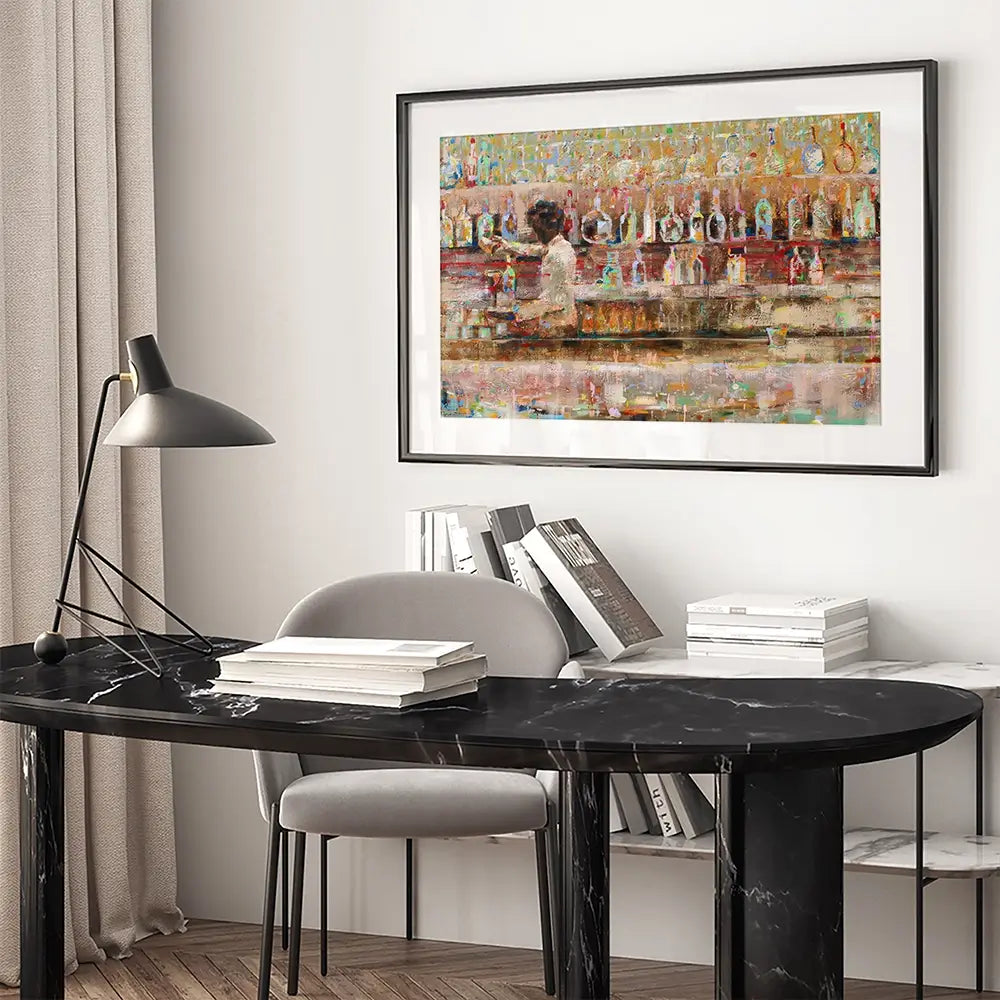 Cocktail Rhythm Framed Art Print