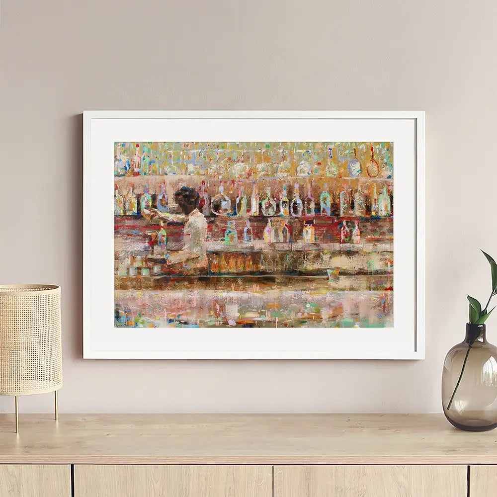 Cocktail Rhythm Framed Art Print