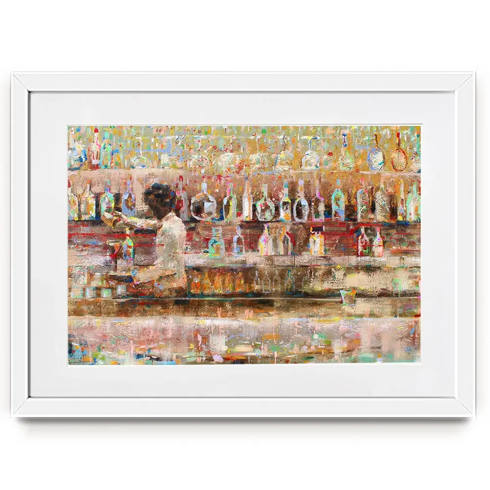 Cocktail Rhythm Framed Art Print