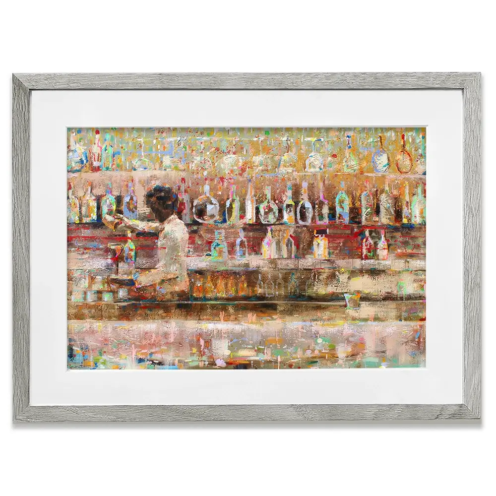 Cocktail Rhythm Framed Art Print