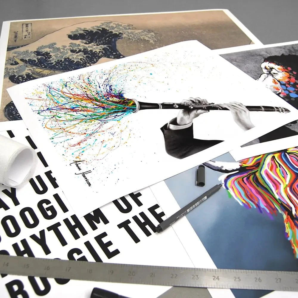 A Clarinet Tune Art Print A Clarinet Tune Art Print wall art product Ashvin Harrison