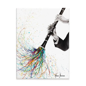 A Clarinet Tune Canvas Print A Clarinet Tune Canvas Print wall art product Ashvin Harrison
