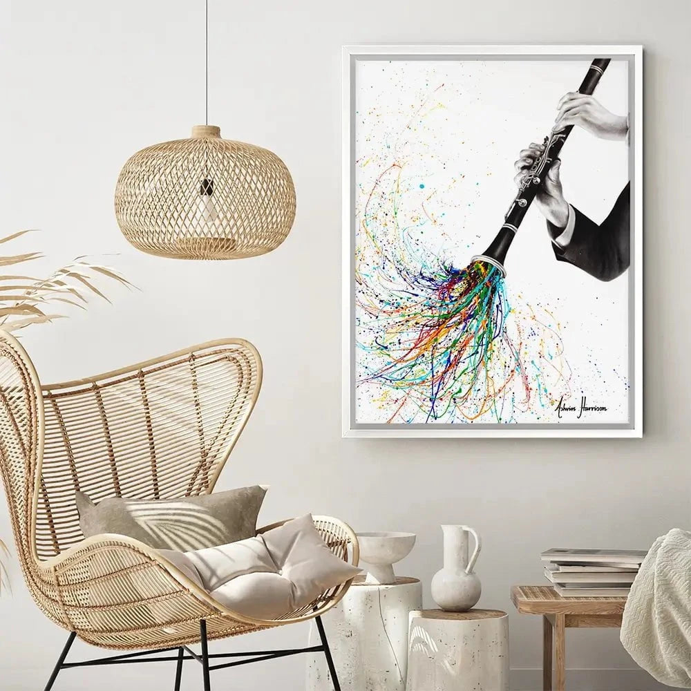A Clarinet Tune Canvas Print A Clarinet Tune Canvas Print wall art product Ashvin Harrison
