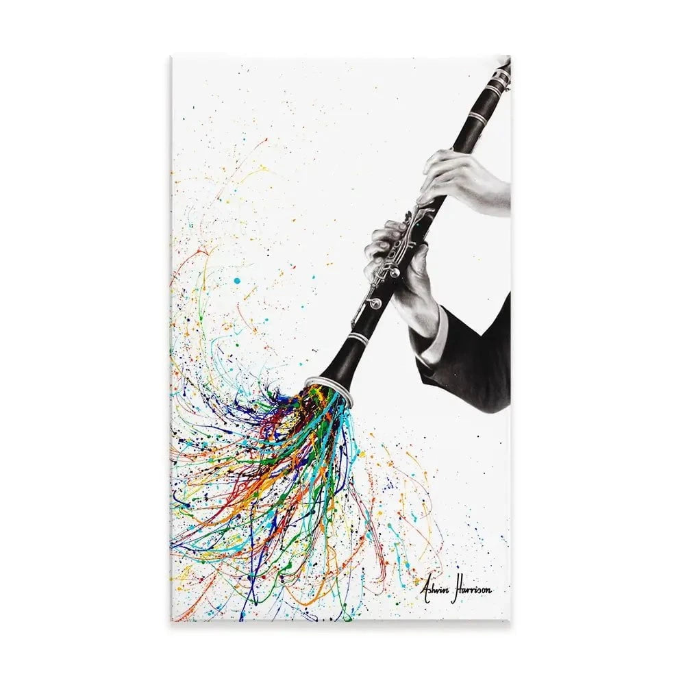 A Clarinet Tune Canvas Print A Clarinet Tune Canvas Print wall art product Ashvin Harrison