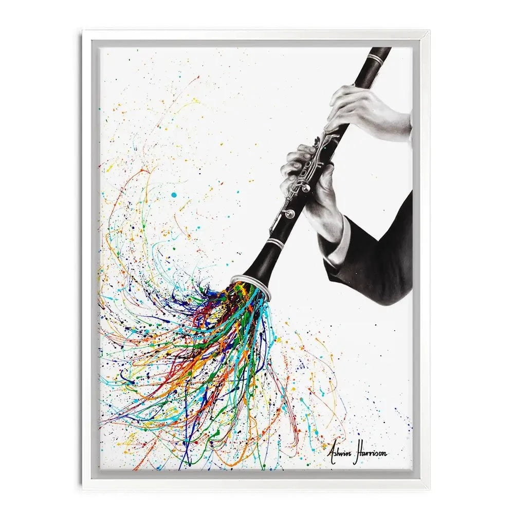 A Clarinet Tune Canvas Print A Clarinet Tune Canvas Print wall art product Ashvin Harrison