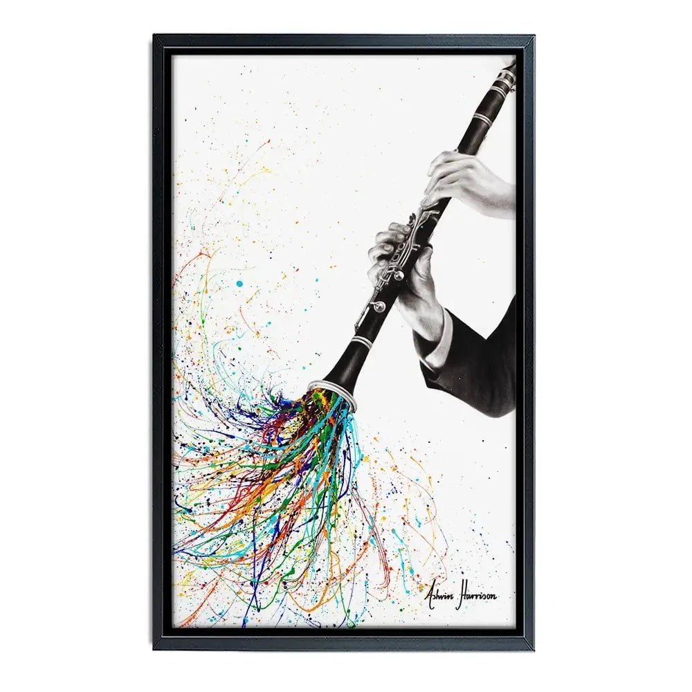 A Clarinet Tune Canvas Print A Clarinet Tune Canvas Print wall art product Ashvin Harrison