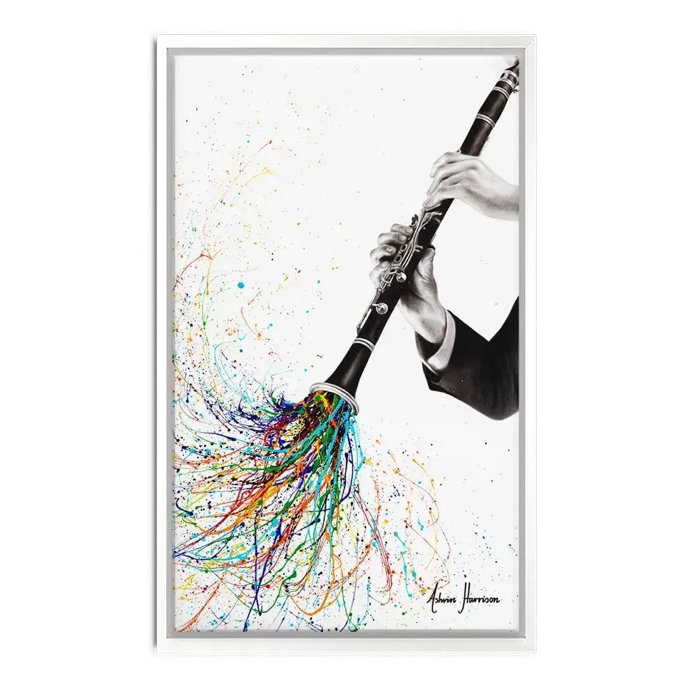 A Clarinet Tune Canvas Print A Clarinet Tune Canvas Print wall art product Ashvin Harrison