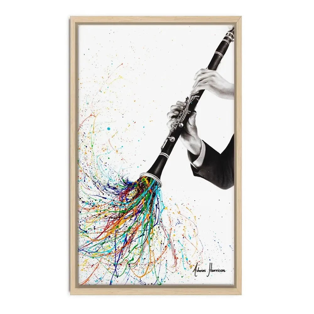 A Clarinet Tune Canvas Print A Clarinet Tune Canvas Print wall art product Ashvin Harrison