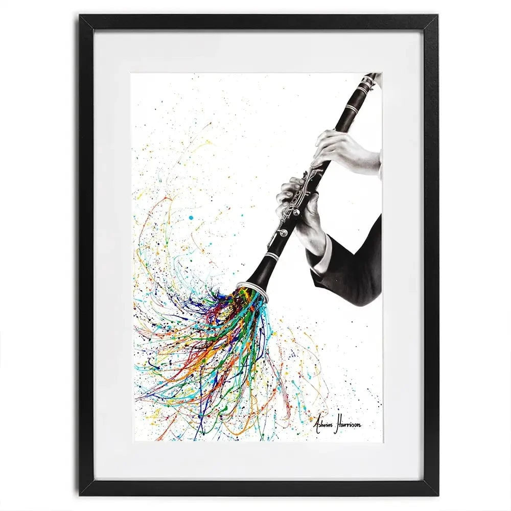 A Clarinet Tune Framed Art Print A Clarinet Tune Framed Art Print wall art product Ashvin Harrison