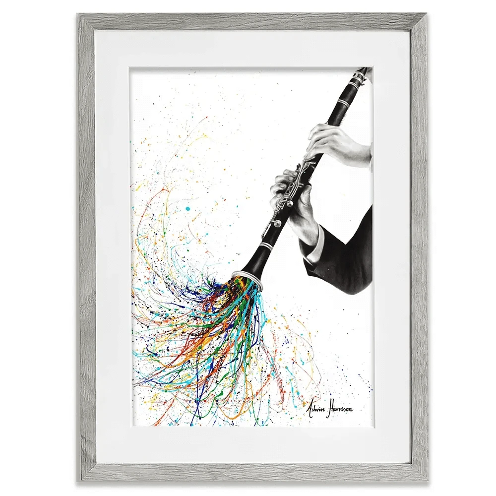 A Clarinet Tune Framed Art Print A Clarinet Tune Framed Art Print wall art product Ashvin Harrison