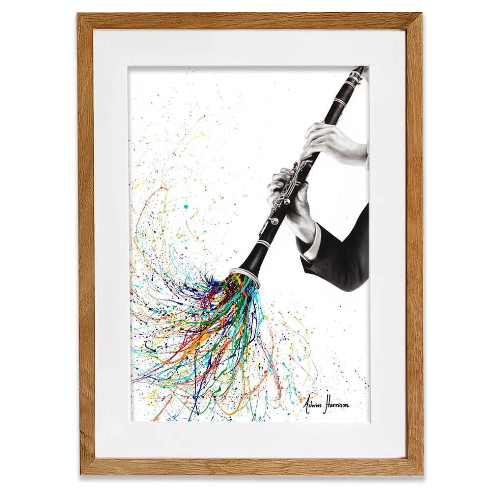 A Clarinet Tune Framed Art Print A Clarinet Tune Framed Art Print wall art product Ashvin Harrison