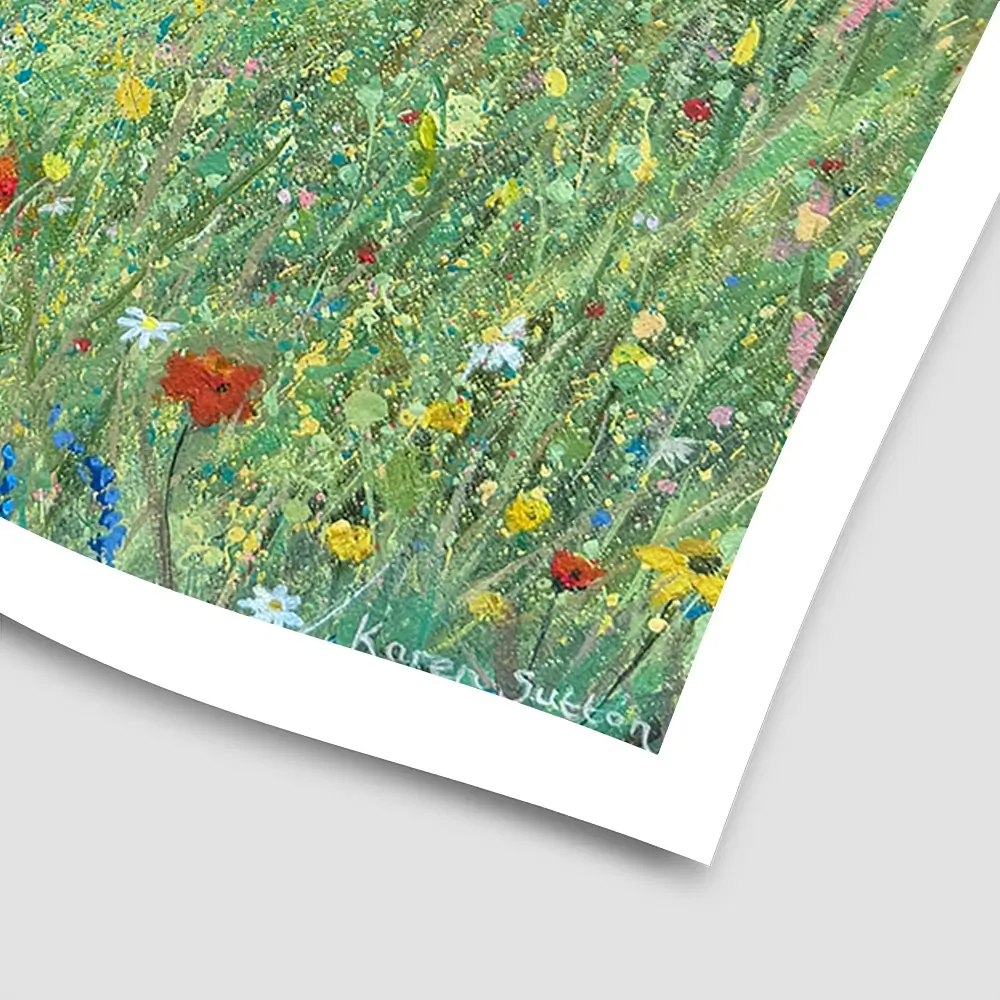 A Country House Square Art Print A Country House Square Art Print wall art product Karen Sutton