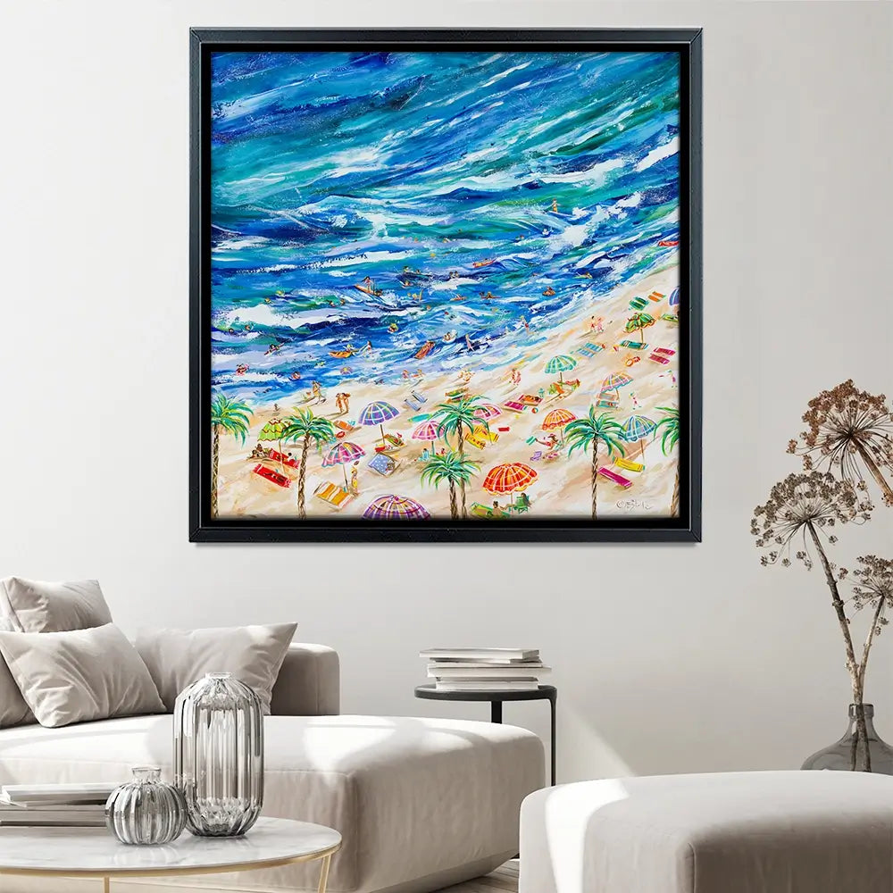 A Day At The Beach Canvas Print A Day At The Beach Canvas Print wall art product Estelle Grengs - Independent