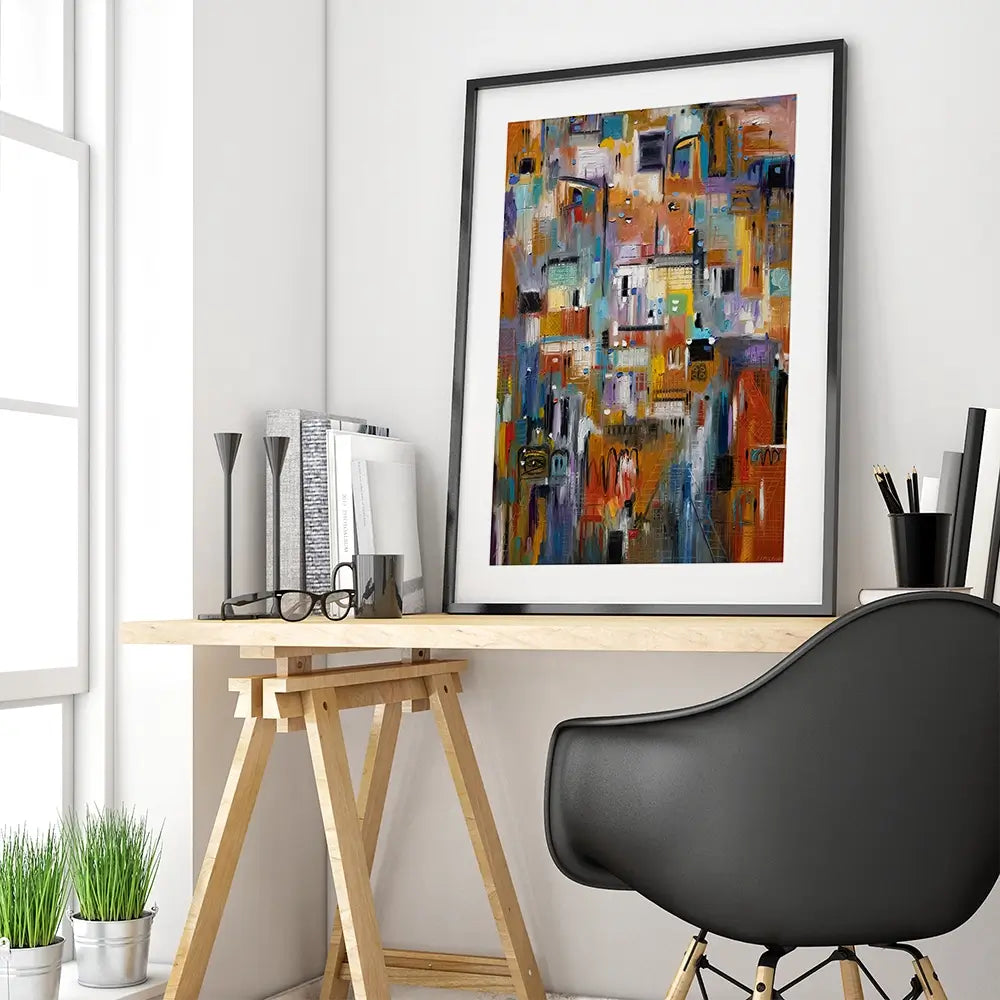 A Day At The Museum Framed Art Print A Day At The Museum Framed Art Print wall art product Ekaterina Ermilkina