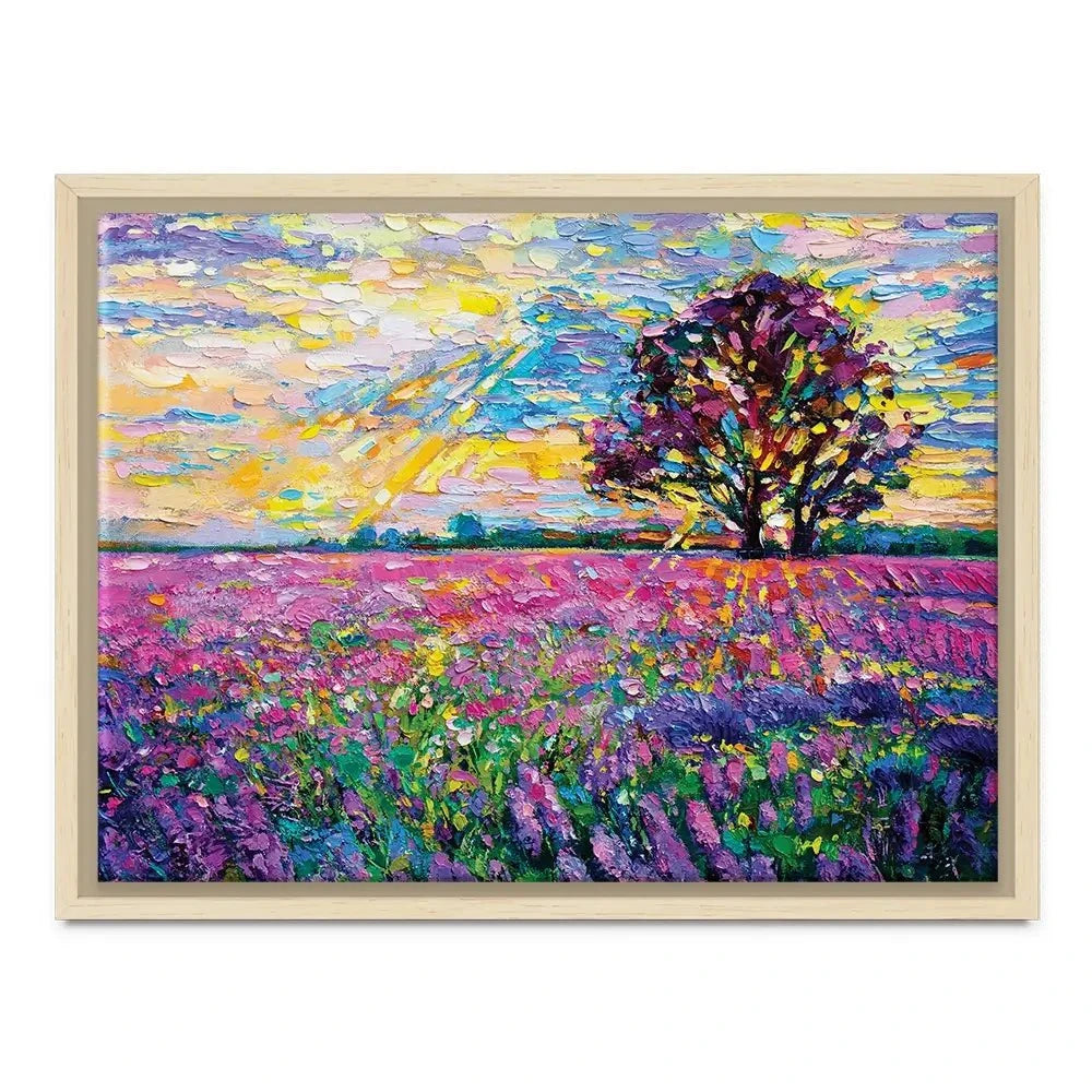 A Field Filled With Colour Canvas Print A Field Filled With Colour Canvas Print wall art product Ivailo Nikolov / Shutterstock