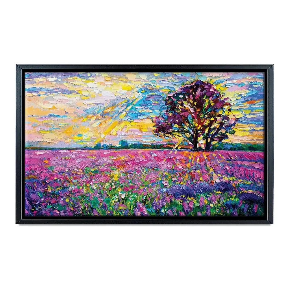 A Field Filled With Colour Canvas Print A Field Filled With Colour Canvas Print wall art product Ivailo Nikolov / Shutterstock