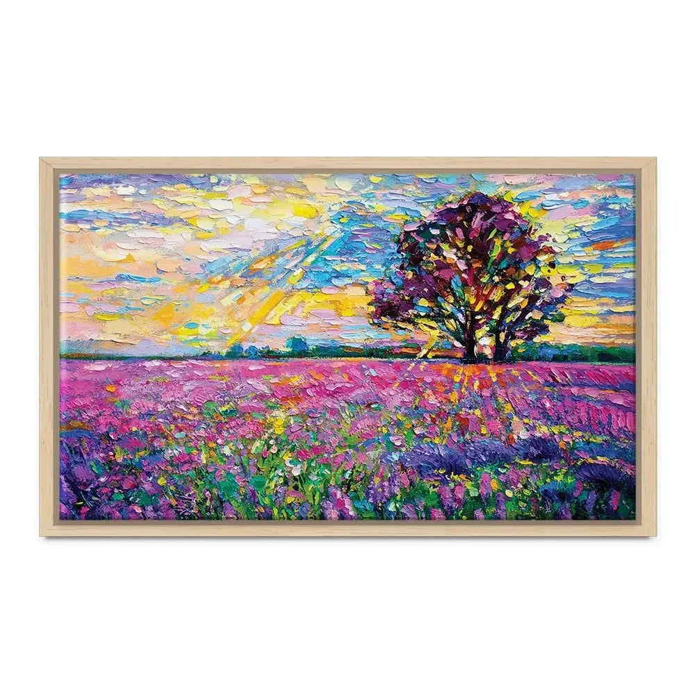 A Field Filled With Colour Canvas Print A Field Filled With Colour Canvas Print wall art product Ivailo Nikolov / Shutterstock