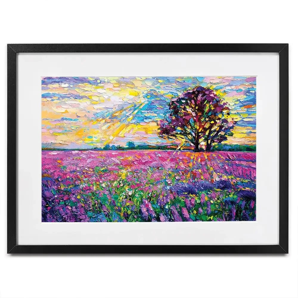 A Field Filled With Colour Framed Art Print A Field Filled With Colour Framed Art Print wall art product Ivailo Nikolov / Shutterstock