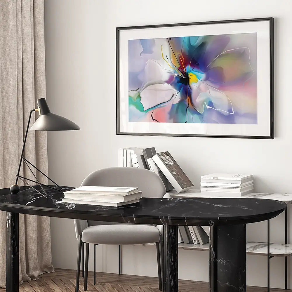 A Flower Framed Art Print A Flower Framed Art Print wall art product Teni / Shutterstock