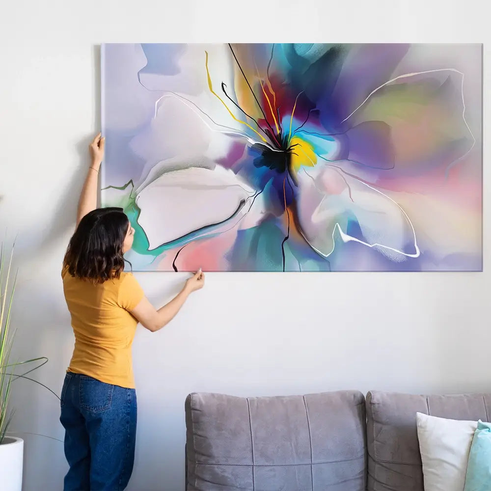A Flower Oversized Canvas Print A Flower Oversized Canvas Print wall art product Teni / Shutterstock