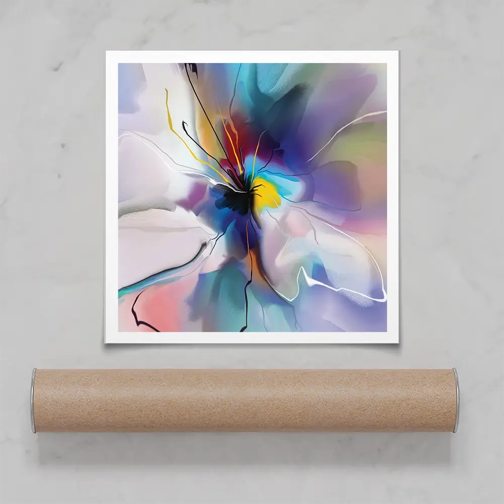 A Flower Square Art Print A Flower Square Art Print wall art product Teni / Shutterstock