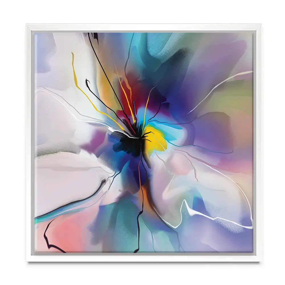 A Flower Square Canvas Print A Flower Square Canvas Print wall art product Teni / Shutterstock