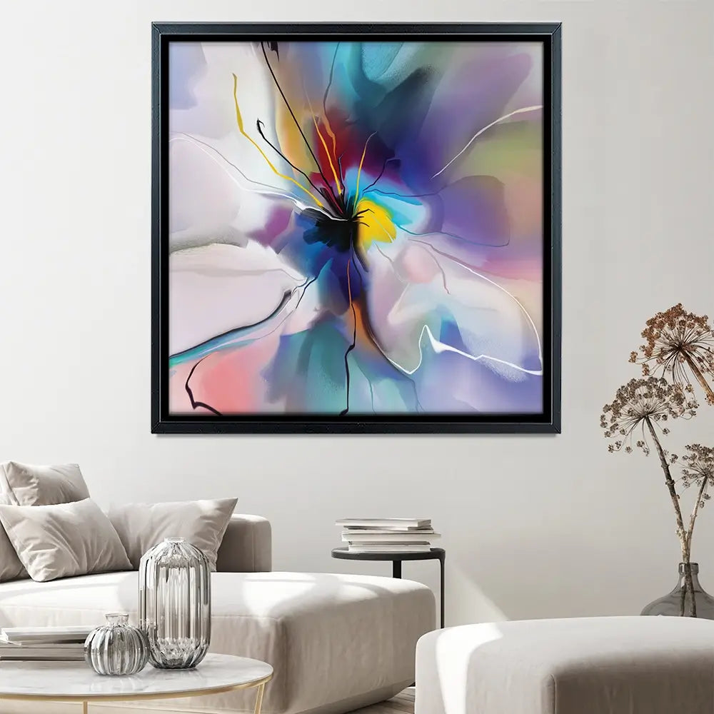 A Flower Square Canvas Print A Flower Square Canvas Print wall art product Teni / Shutterstock