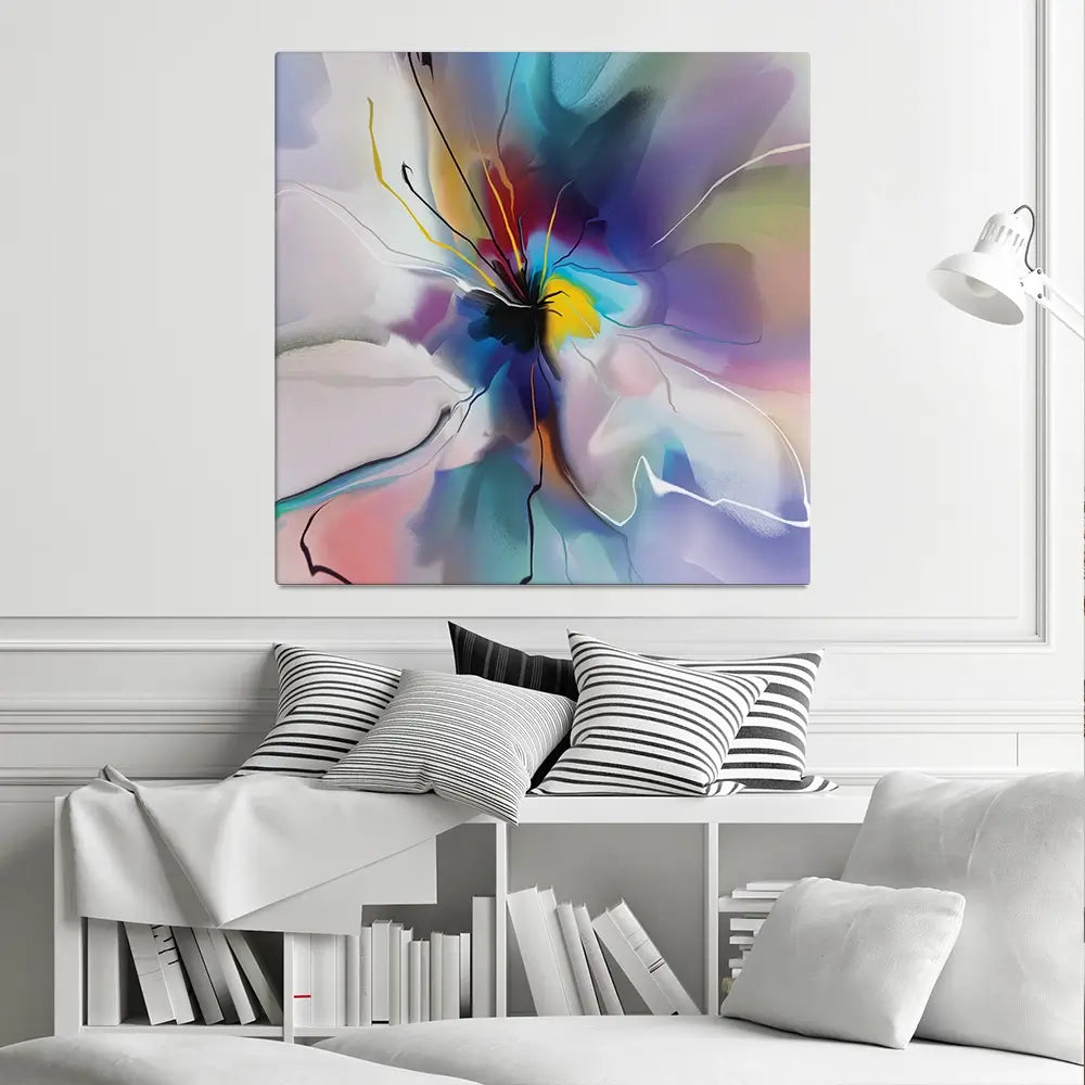 A Flower Square Canvas Print A Flower Square Canvas Print wall art product Teni / Shutterstock