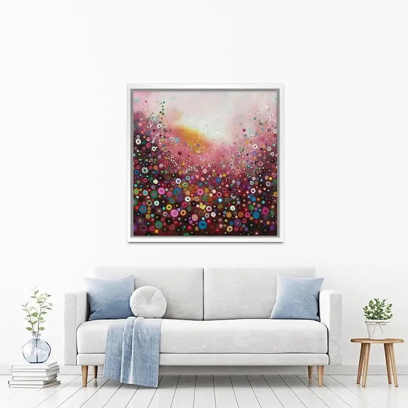 A Fluttering Canvas Print A Fluttering Canvas Print wall art product Laure Bury