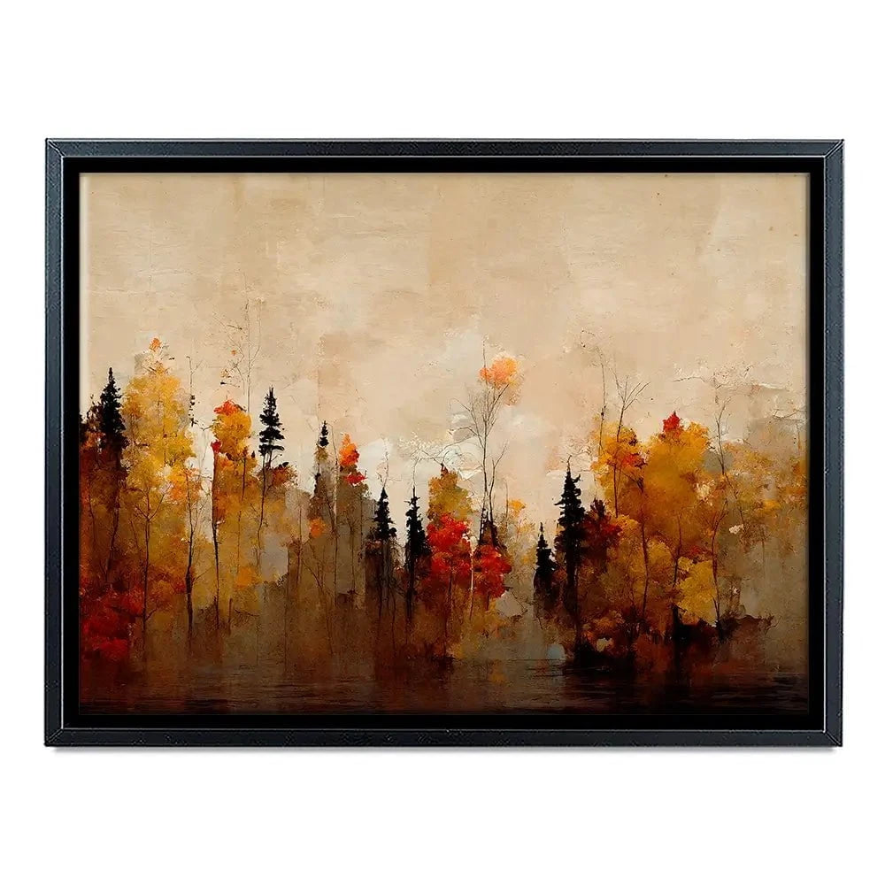A Forest In Autumn Canvas Print A Forest In Autumn Canvas Print wall art product Treechild