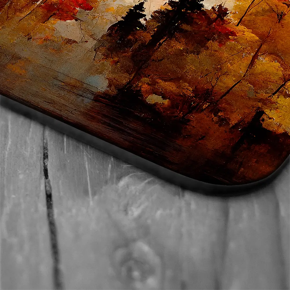 A Forest In Autumn Coaster Set A Forest In Autumn Coaster Set wall art product Treechild