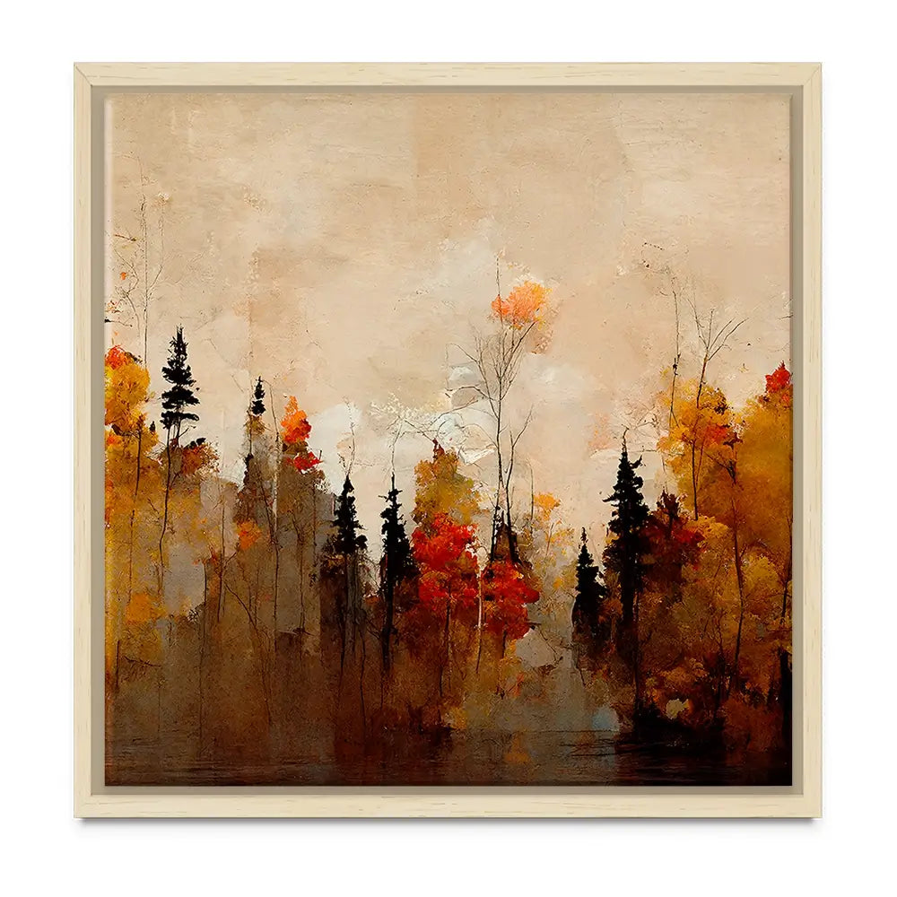 A Forest In Autumn Oversized Canvas Print A Forest In Autumn Oversized Canvas Print wall art product Art Print Shop