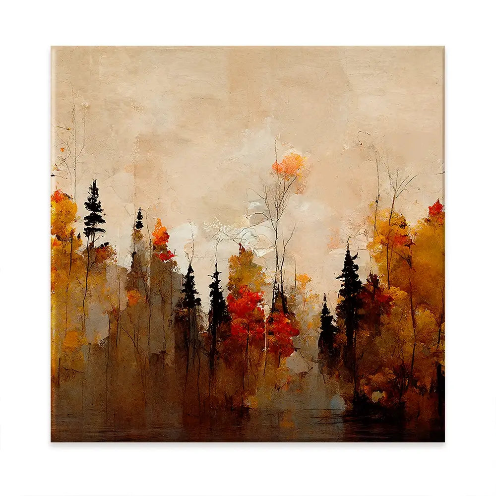 A Forest In Autumn Oversized Canvas Print A Forest In Autumn Oversized Canvas Print wall art product Art Print Shop