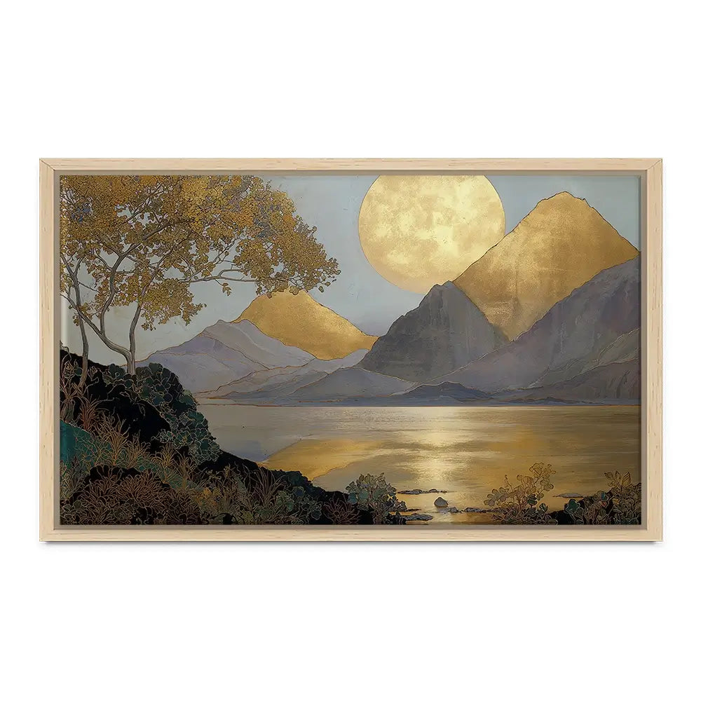 A Golden View Canvas Print A Golden View Canvas Print wall art product IAmHomeStudio