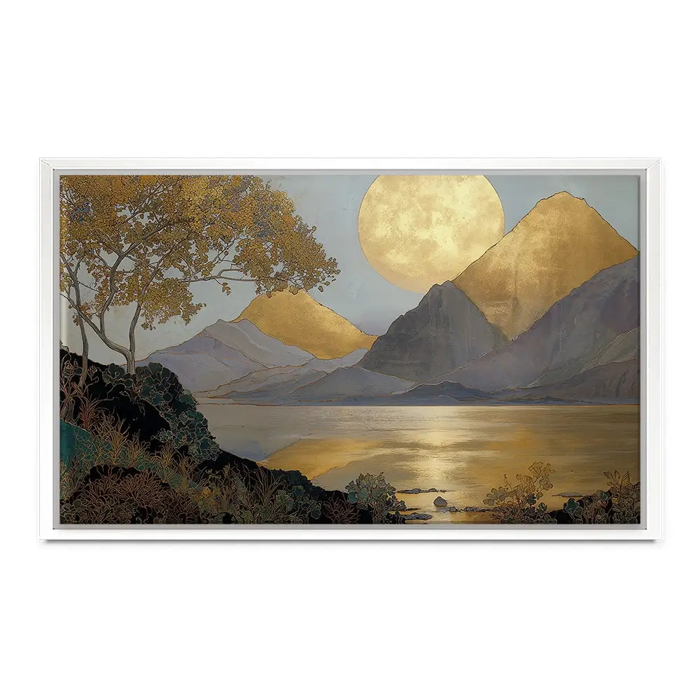 A Golden View Canvas Print A Golden View Canvas Print wall art product IAmHomeStudio