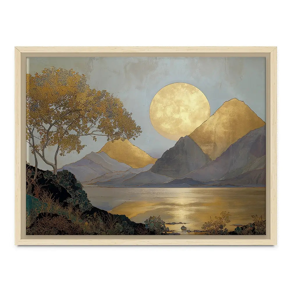 A Golden View Canvas Print A Golden View Canvas Print wall art product IAmHomeStudio