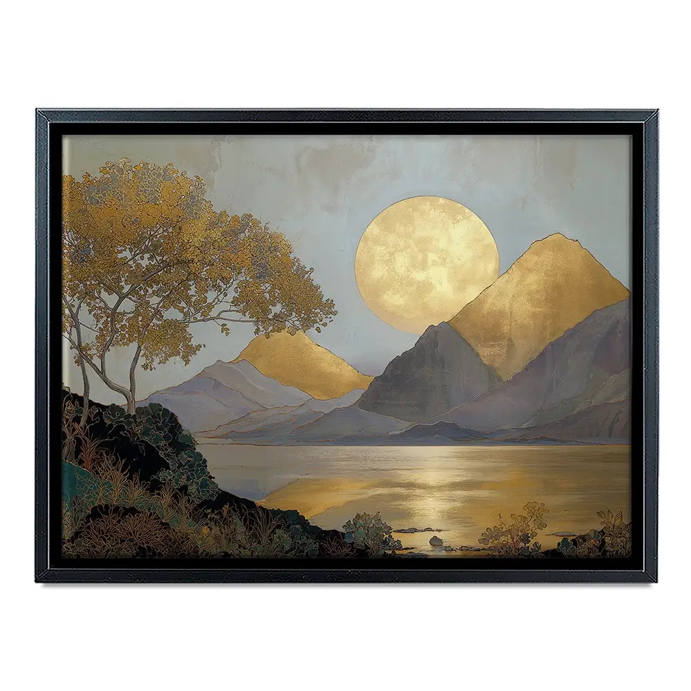 A Golden View Canvas Print A Golden View Canvas Print wall art product IAmHomeStudio