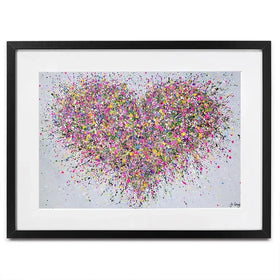 A Happy Heart Framed Art Print A Happy Heart Framed Art Print wall art product Jo Gough